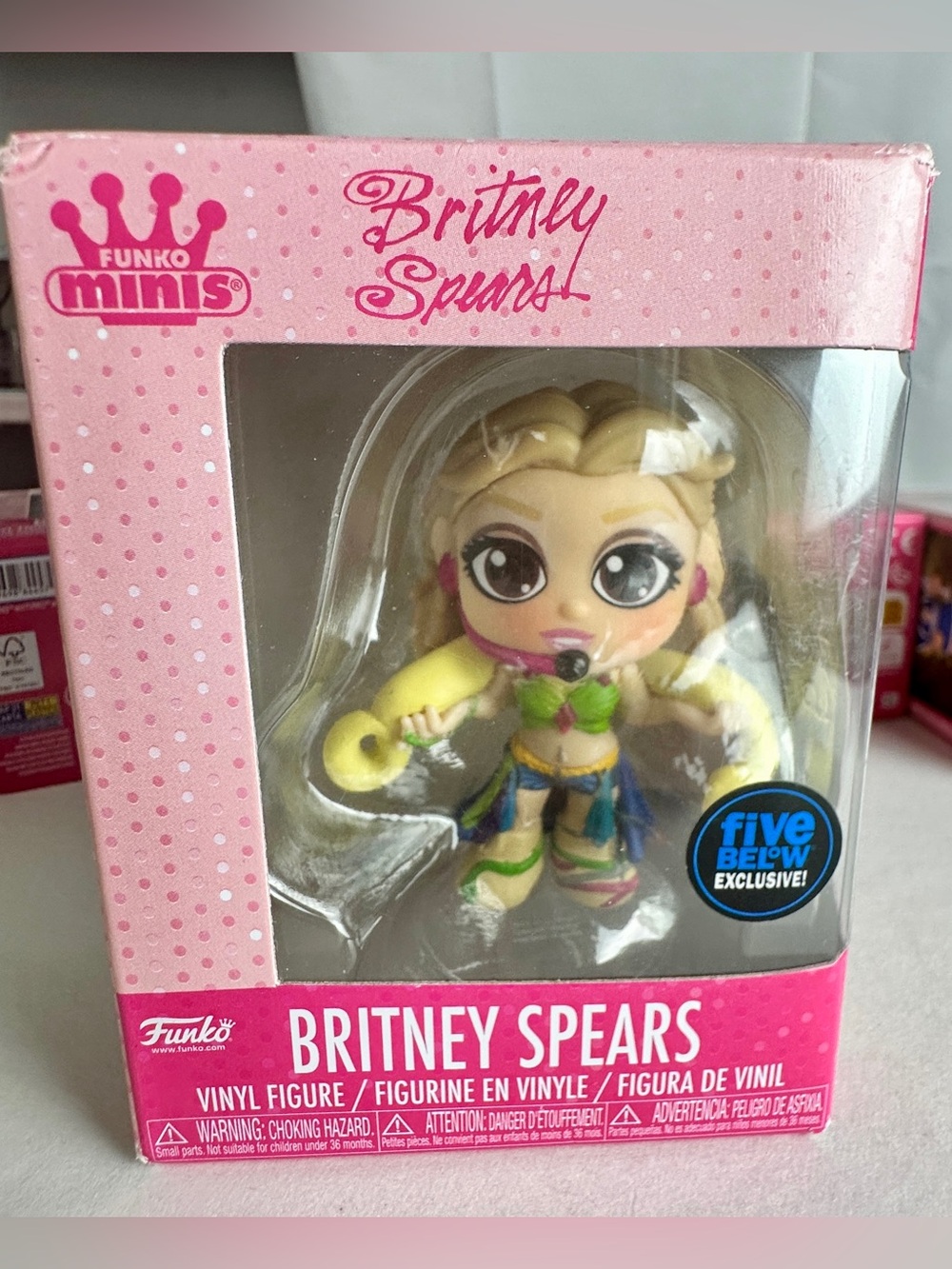 Britney Spears I’m a Slave 4 U Funko Mini Five Below Exclusive